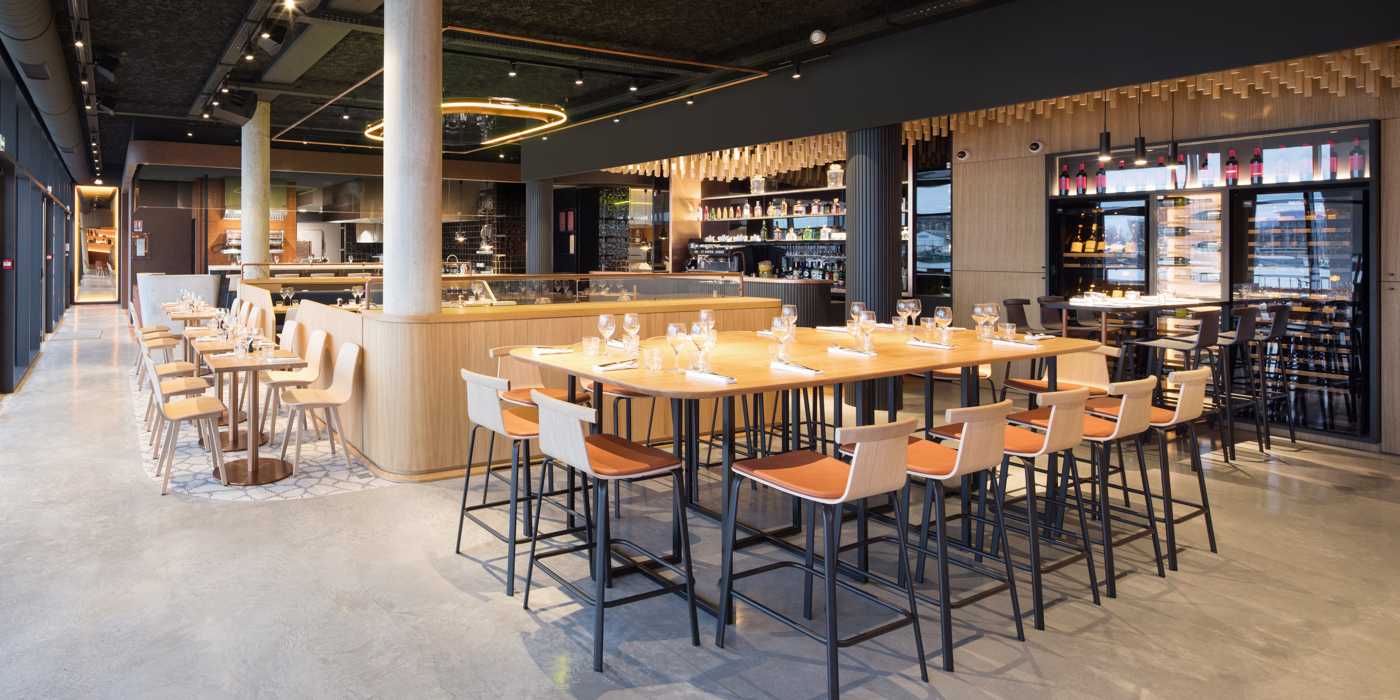 Restaurant bistronomique aménagé par un spécialiste de l'architecture commerciale à Marseille